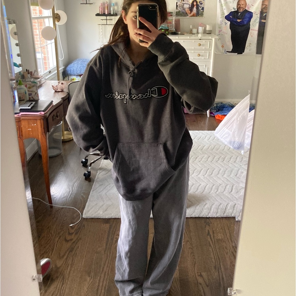 CHAMPION oversized hoodie size L